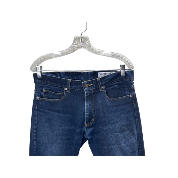 Mizzen + Main Jeans Women's Size 32 Blue Cotton Blend - Picture 3 of 7